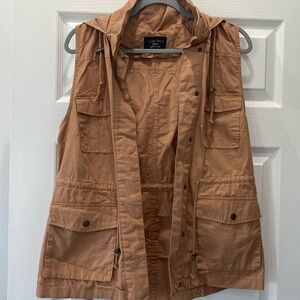 🧡🤎 Love Tree Women’s Hooded Vest